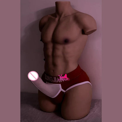 RENHEYUOU Sex Doll Torso with Realistic Huge Testicles Penis Anal Adult Sex Toy Transsexual TPE Sex Doll Gay Masturbation toys luvshop24