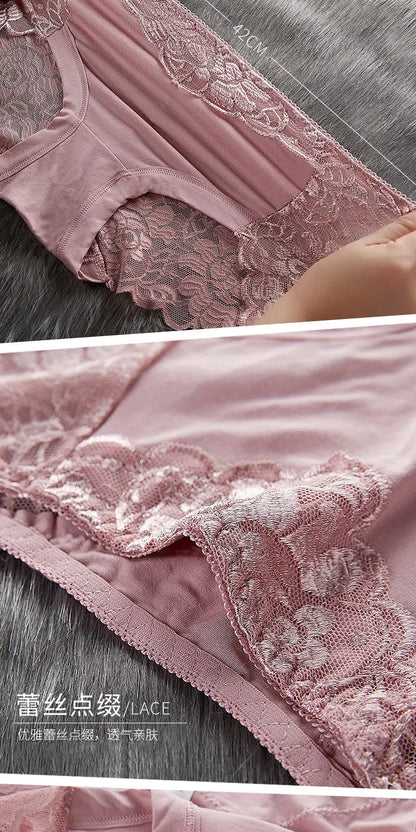 Lace Breathable Women's Underwear Panties Lace Lingerie Female Underwear Ladies Casual Underpants Seamless Women's Briefs luvshop24
