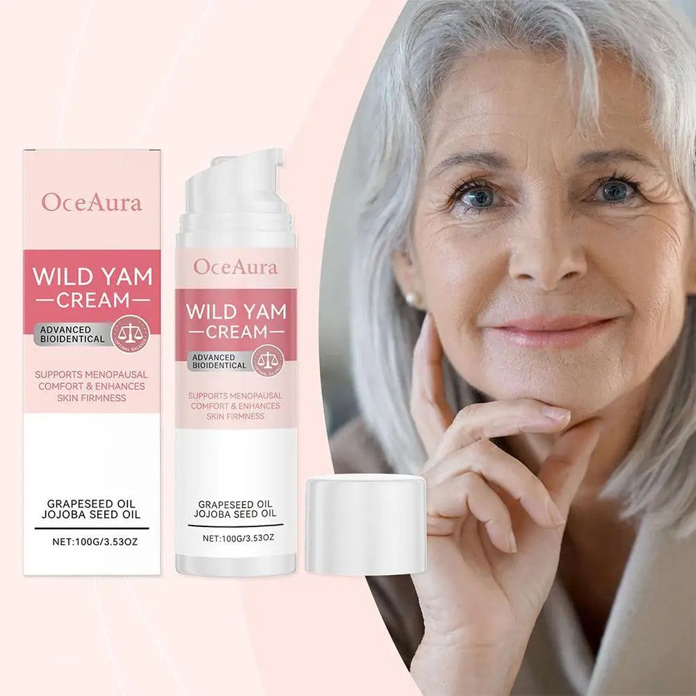Wild Yam Cream Facial Cream For Women Natural Estrogen Moisturizer Cream With Wild Yam Hydrates, Firms & Revitalizes Skin Care luvshop24