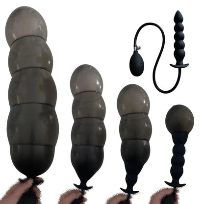 BDSM Inflatable Anal Plug Butt Plug Anal Dilator Anus Extender Sex Toys G Spot Stimulator Prostate Massager Adult Sex Toys luvshop24