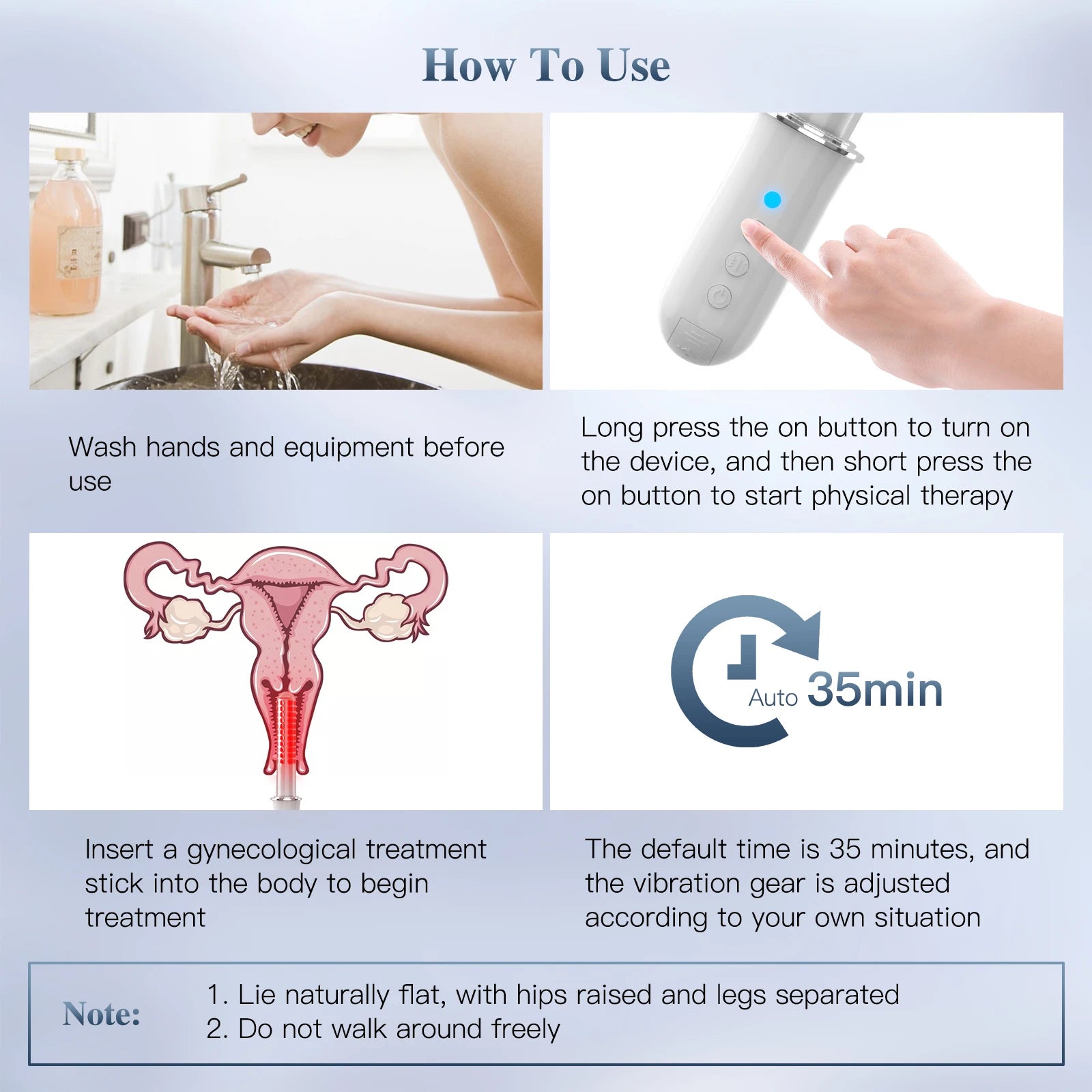 KTS Vaginal Vibrator Wireless Vaginal Massager Red Light Therapy Device for Vaginitis Female Sex Wand Vaginal Tightening Device luvshop24