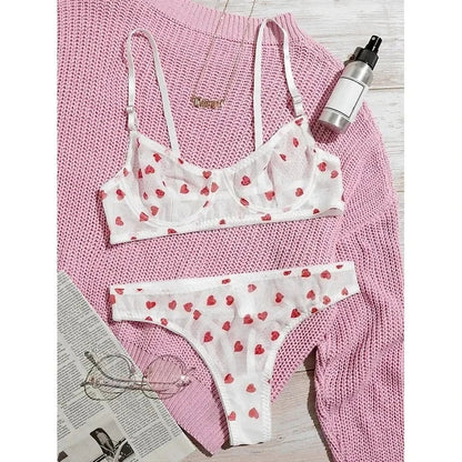 Female Lingerie Sexy Lingerie for Women Body Shorts Push-up Bra Fancy Woman Underwear Transparent Intimate Lingerie Set luvshop24