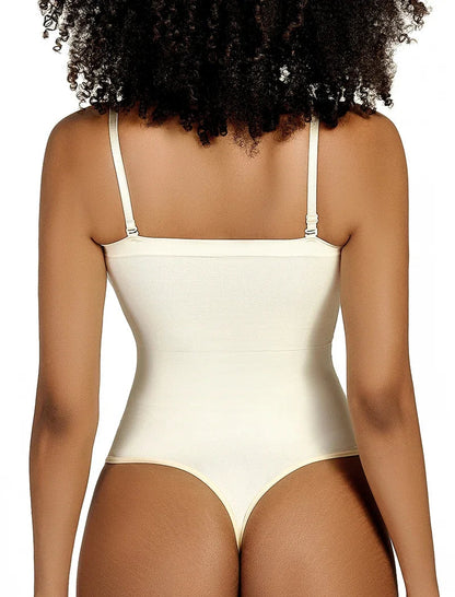 Womens Sexy Bodysuits Tummy Control Thong Shapewear Waist Trainer Corset Adjustable Strap Fajas Soft Sleeveless Lingerie Push Up luvshop24