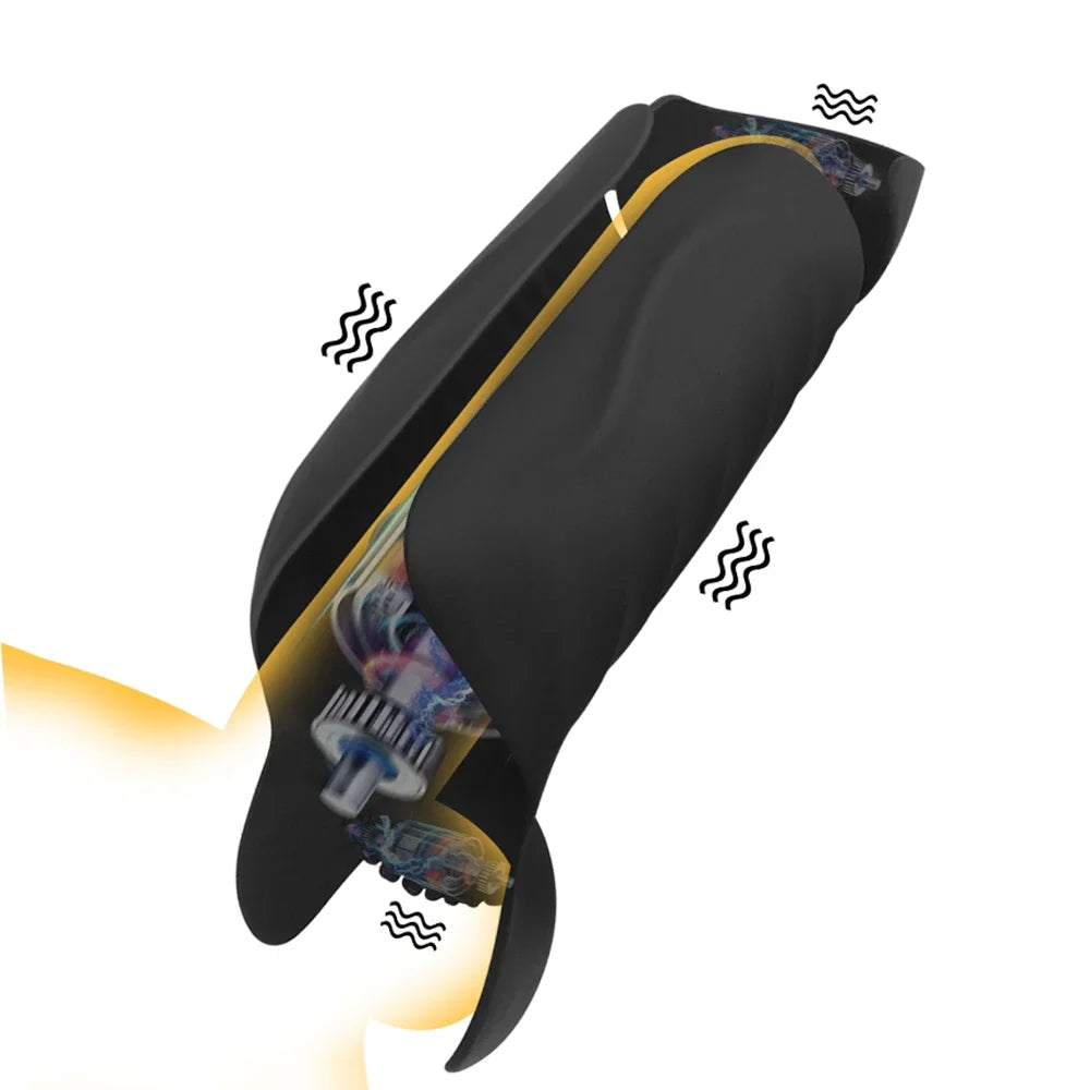Glans Trainer for Men Powerful Vibrating Penis G Spot Masturbator Soft Fingertip Prolong Endurance Massage Vibrator Erotic Toys luvshop24