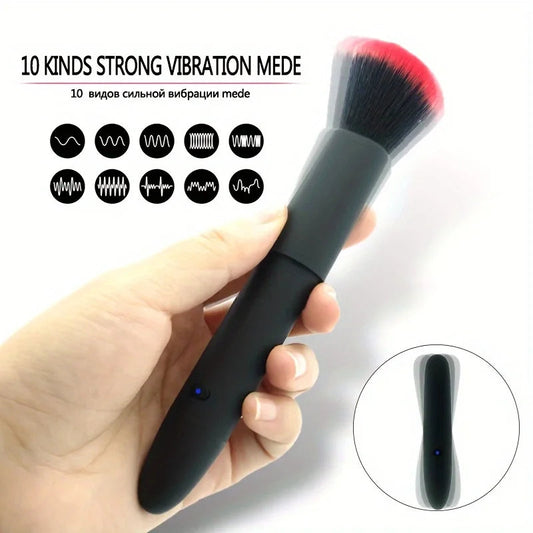 Makeup Brush Vibrator for Women Clit Vagina Stimulator AV Magic Dildo Wand Bullet Vibrator Female Masturbation Massager Sex Toys luvshop24