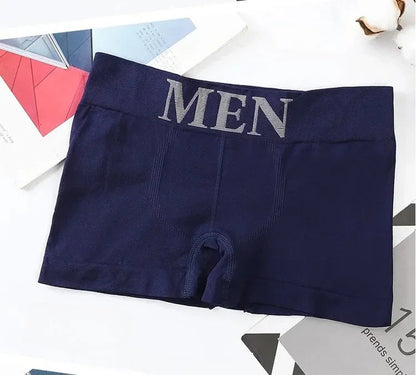 3 Pcs Men's Panties Underwear Boxers Breathable Man Boxer Solid Underpants Comfortable Male Brand Shorts Black Blue Underwear luvshop24