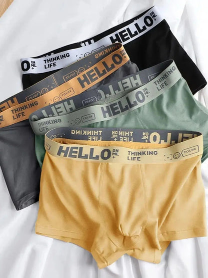 1-20Pcs Mens Underwear Male Boxers Sexy Underpants Comfortable Breathable Fashion Boys Panties Underwear Boxershorts Men luvshop24
