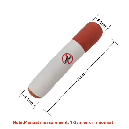 Interactive Dog Joint Sound Puppy Toys Cigar For Small Resistant Squeak Dogs Indestructible Dog Plush Chewing Toy Pet Bite Toys luvshop24
