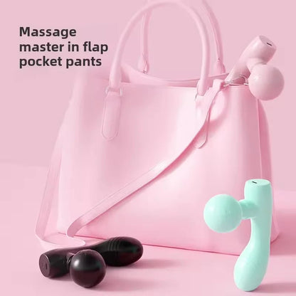 MINI Dual-Head Massager, Dual-Motor Vibration Massage Gun, Portable Charging Muscle Relaxation Massager luvshop24