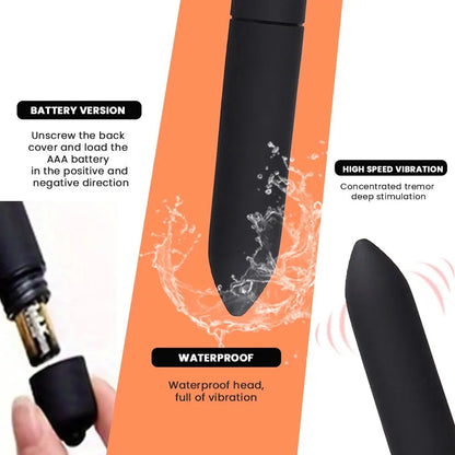 Mini Bullet Vibrator, Sex Toys, Sexy Toys, sexual toys for women, adult toys，vibrators - Single Frequency (without battery) luvshop24