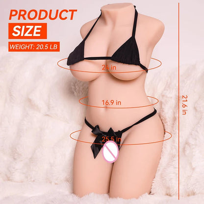 RENHEYUOU Sexy Breast Sex Doll Half Body Sex Toys Realistic Anus Male Masturbator Adult Doll Real Vagina  Insertable Orgasm Toy luvshop24