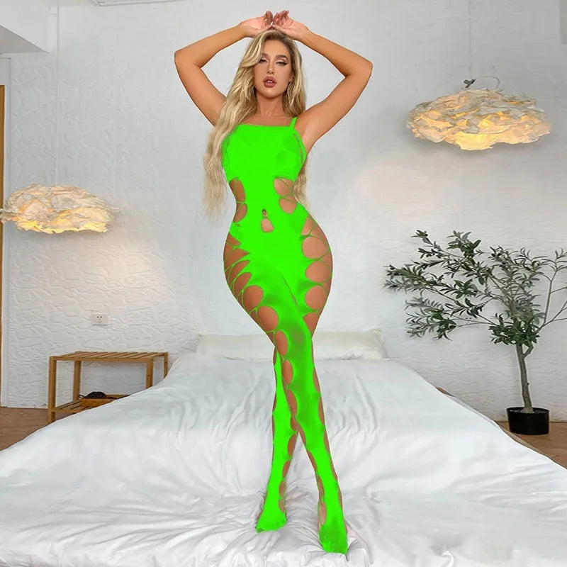 Women Sexy Lingerie Sleepwear Nightwear Body Stocking Bodysuit Sheer Plus Size Leather Lingerie Corset Women Sexy LingеRie Set luvshop24