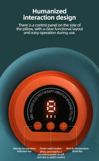 Electric Neck Massager USB Infrared Heating Airbag Neck Traction Vibration Shoulder Cervical Spine Shoulder Support Relax luvshop24