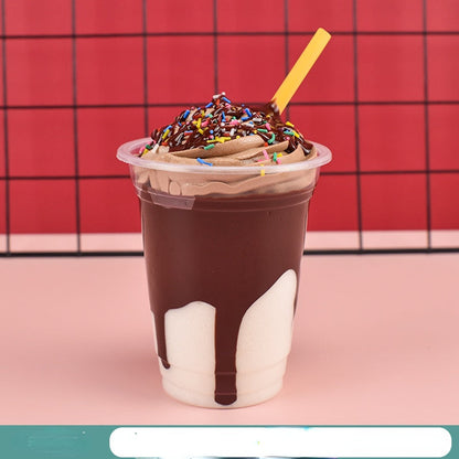 1pc/lot Simulation Ice Cream Cone Dessert Ice Cream Milk Tea Shop Decoration Fake Fruit Ice Cream Props Decoration Model DIY luvshop24