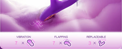 Tapping Flapping Vibrator for Women Clit Sucker Clitoris Stimulator G spot Massager with 3 Replaceable Adults Sex Toy for Female luvshop24