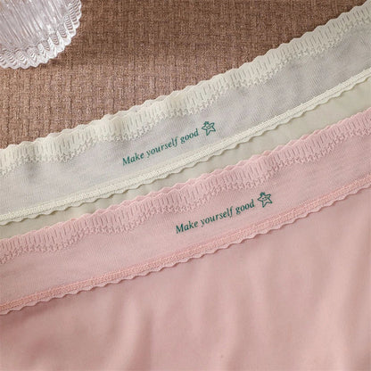 New sexy lace Panties Women Briefs ice silk breathable seamless Underwear Women ultra-thin and comfortable Female Lingerie luvshop24