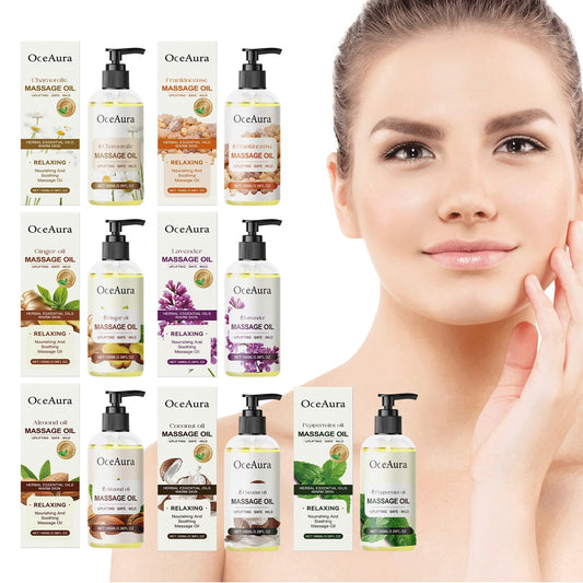 100ML Plant Body Massage Oil Dry Skin Nourishing Moisturizing Body Skin Firming Massage Natural Essential Oils luvshop24