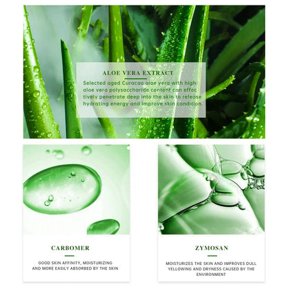 99% Aloe Vera Moisturizing Gel Refreshing Non Sticky Facial Facial Cream Wash Free Deep Nourishing Maintain Skin Face Care Skin luvshop24