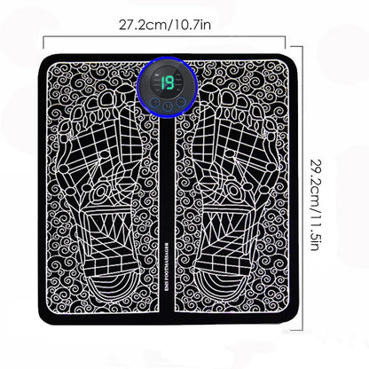 Electric Foot Massager Pad Muscle Massage Relaxation Trainer For Massage Fitness Outdoor Sport Home Family Relax luvshop24