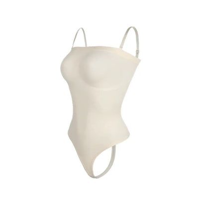Womens Sexy Bodysuits Tummy Control Thong Shapewear Waist Trainer Corset Adjustable Strap Fajas Soft Sleeveless Lingerie Push Up luvshop24