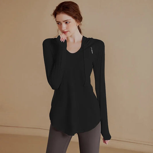 Women's Sports Wear For Fitness Running Jogging Seamless Long Sleeve Gym Woman Sport Shirt Yoga Top Female Workout Tops T-shirt luvshop24