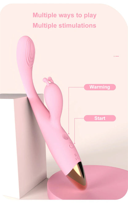 Rabbit Vibrator for Women Powerful vibrating AV Magic Wand G Spot  Clitoris Stimulator Vagina Nipple Massage Dildo Masturbator luvshop24