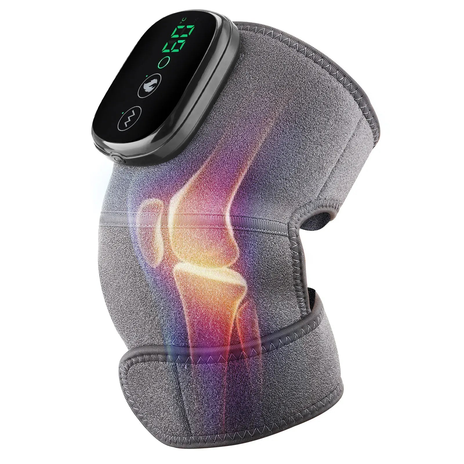 3 in 1 Electric Heating Massage Belt Knee Shoulder Vibrator Hot Compress Joint Physiotherapy Support Brace Arthritis Pain Relief luvshop24