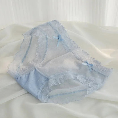 2024 Summer New Lace Sexy Women's Underwear Ultra Thin Breathable Comfortable Traceless Underwear Bragas Трусы 팬티 Белье luvshop24