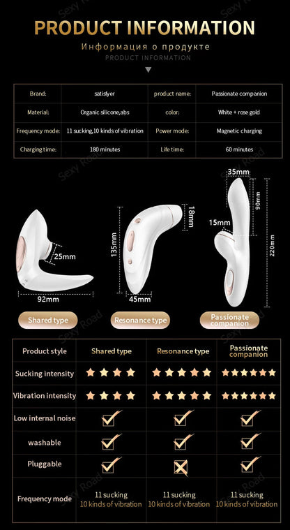 satisfyer G-Spot 10 Speed Sucking Vibrators G spot Clit Stimulation Silicone Vibration Nipple Sucker dildo UYO rabbit vibrator luvshop24