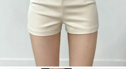 2024 New Women's High-waisted Slimming Spandex Shorts Sexy Tightening Hip Covering Versatile Casual Heat Pants Autumn luvshop24