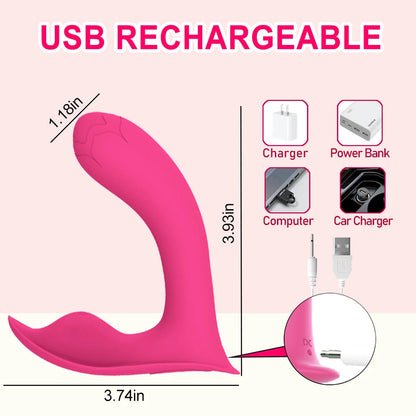 Bluetooth Wearable Vibrator G Spot Clitorial Vaginal Massage Masturbator Vibrador Feminino Sex Toys For Women Vibrating Panties luvshop24