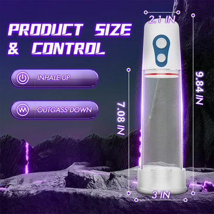 2 in 1 Electric Male Masturbator Penis Pump Automatic Male Masturbator Penis Enlargement Dick Pump Sexual Performance Erection luvshop24