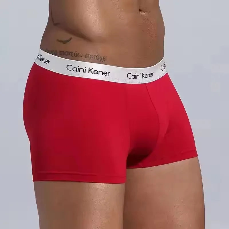 Men's Panties Shorts Brand Underwear Fashion Trend Sexy Boxer Breathable Soft Boxers Men Classic Black Solid Color Underwear Men luvshop24