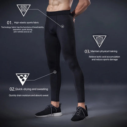 1pcs Men Long-sleeved Thermal Underwear Male Tight Fitting Fast Dry Elastic Fitness Suit Set Man Autumn Winter Sprots Wear luvshop24