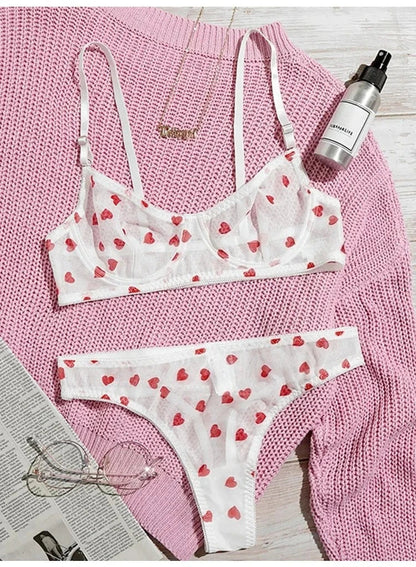 Female Lingerie Sexy Lingerie for Women Body Shorts Push-up Bra Fancy Woman Underwear Transparent Intimate Lingerie Set luvshop24