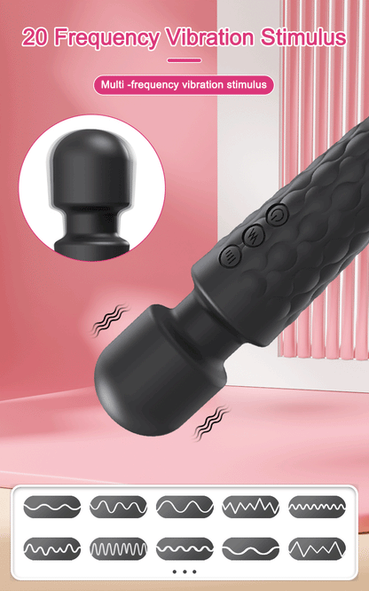 G spot Clitoris Stimulator Vibrator Adult Supplies for Women Powerful 20 Modes Clit Massager Female AV Magic-Wand Erotic Toys luvshop24