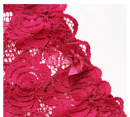 Sexy Lace Underwear Women Ultra-thin Transparent Lace Oversized Panties Female Underwear with Buttocks Low Waist Triangle Bottom luvshop24