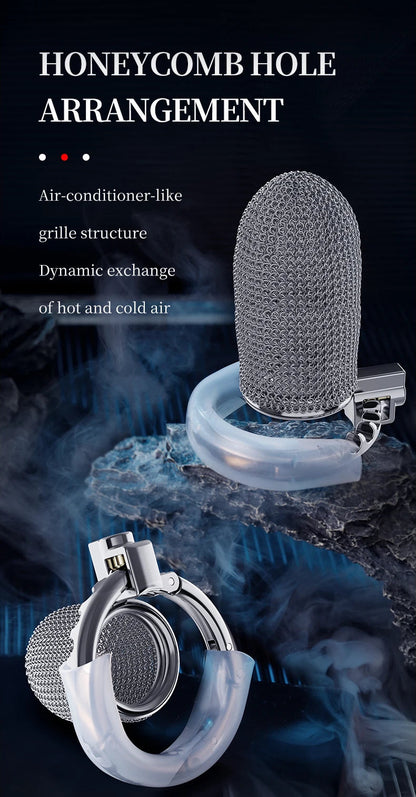 Male Metal Mesh Chastity Cage Sexy Adult Man Chastity Device Cock Cage Adjustable Penis Ring Chastity Lock BDSM Sex Toys For Men luvshop24