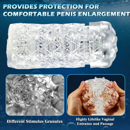 Water Penis Enlarge Vacuum Pump Sex Toys Male Electric Penis Enlargement Extend Pump Automatic Suction Stronger Bigger Erections luvshop24