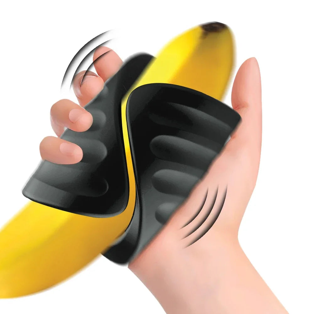 Glans Trainer for Men Powerful Vibrating Penis G Spot Masturbator Soft Fingertip Prolong Endurance Massage Vibrator Erotic Toys luvshop24
