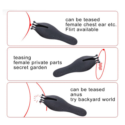 Glans Trainer for Men Powerful Vibrating Penis G Spot Masturbator Soft Fingertip Prolong Endurance Massage Vibrator Erotic Toys luvshop24