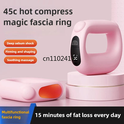 Vibration Fascia Massage Ring Portable Mini Shaking Machine for Shoulder Neck Back Pain Relief Yoga Massager luvshop24