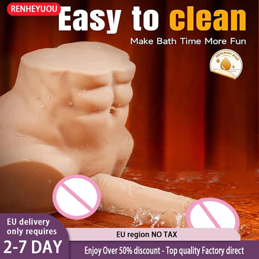 RENHEYUOU Adult Products Masturbator Penis Anal Female Sex Simulation Doll Male TPE Inverted Mold Doll Gay Sex Toys Sex dolls luvshop24