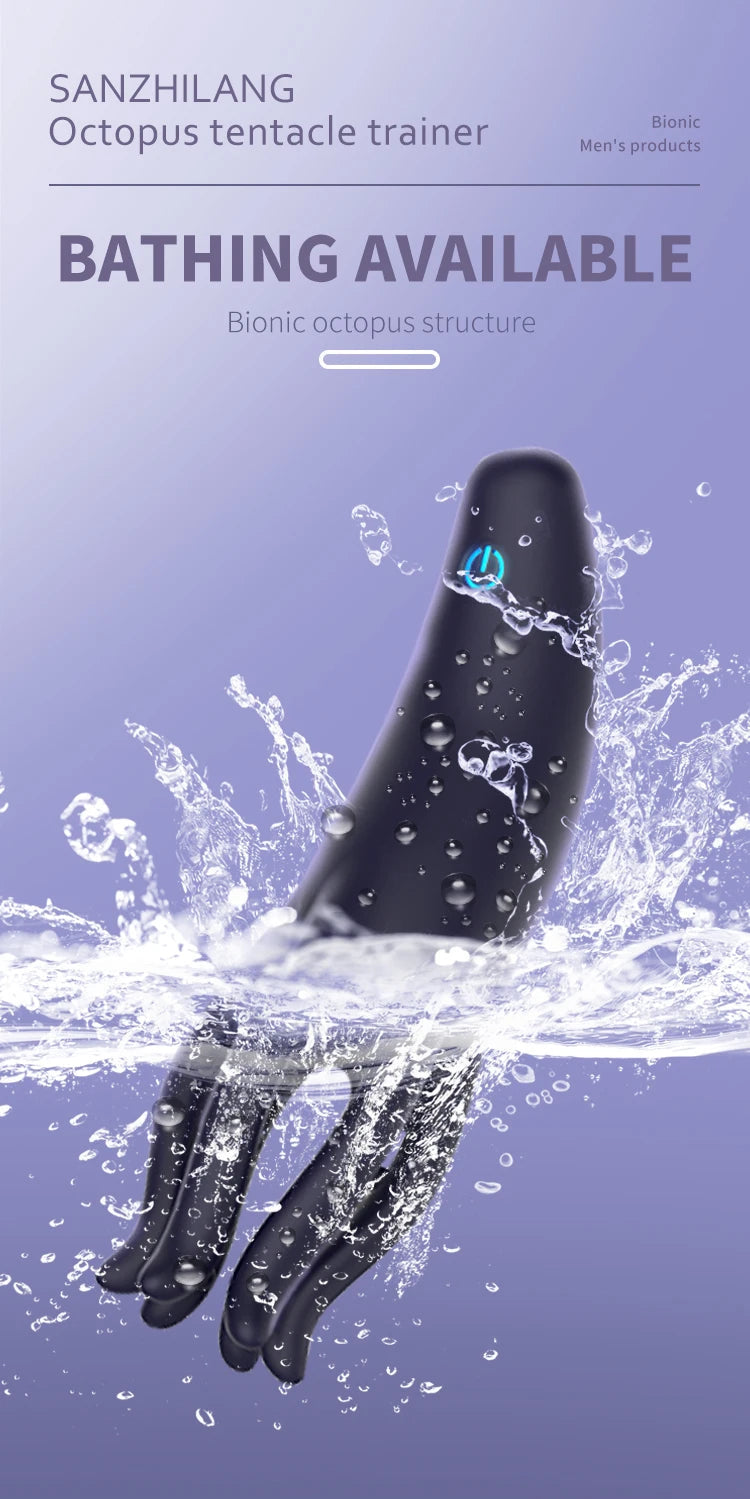 Glans Trainer Penis Delay Trainer G Spot Masturbator Soft Fingertip Prolong Endurance Massage Vibrator Erotic Toys Masturbator luvshop24