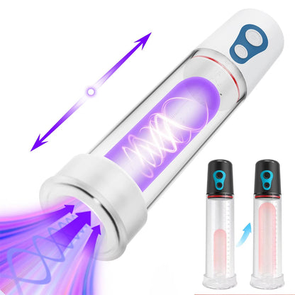 2 in 1 Electric Male Masturbator Penis Pump Automatic Male Masturbator Penis Enlargement Dick Pump Sexual Performance Erection luvshop24