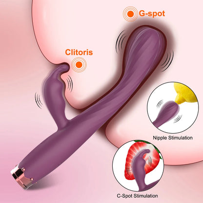 Beginner G-Spot Vibrator for Women Vagina Rabbit Vibrator Clitoris Stimulator Female Masturbator Adult Goods Sex Toy for Women luvshop24