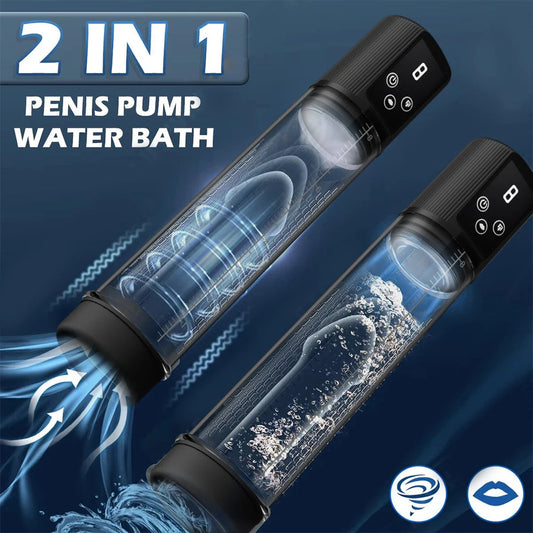 Electric penis pump expanding simulation vacuum pump expanding extension pump male masturbator penis bigger coach adult sex toys luvshop24