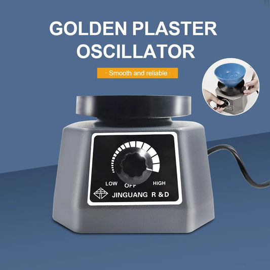 110V/200V Lab Vibrator 4" Oscillator Round Shaker Plaster Vibrator Plate Dental Equipment Machine Roundness Vibrator Plaster luvshop24