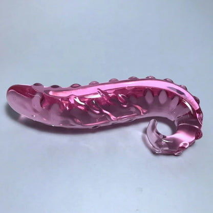 Sea Horse Glass Anal Plugs Wholesale Glass Masturbation Erotic Toys Pink Purple Black Green Blue Crystal Glass Dildos for Women luvshop24