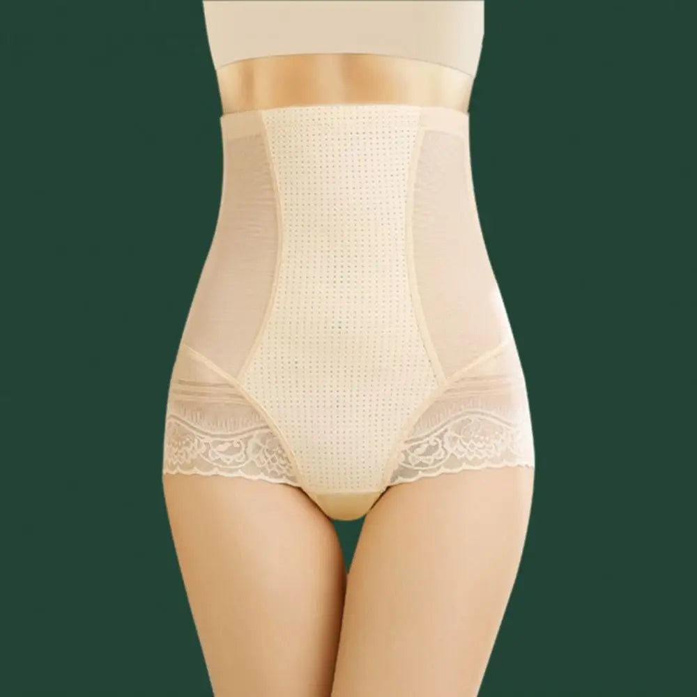 Lace Flower Postpartum Panties Transparent Tight Slim Seamless Underwear Restoration High Waist Tummy Control Shapewear Gym luvshop24